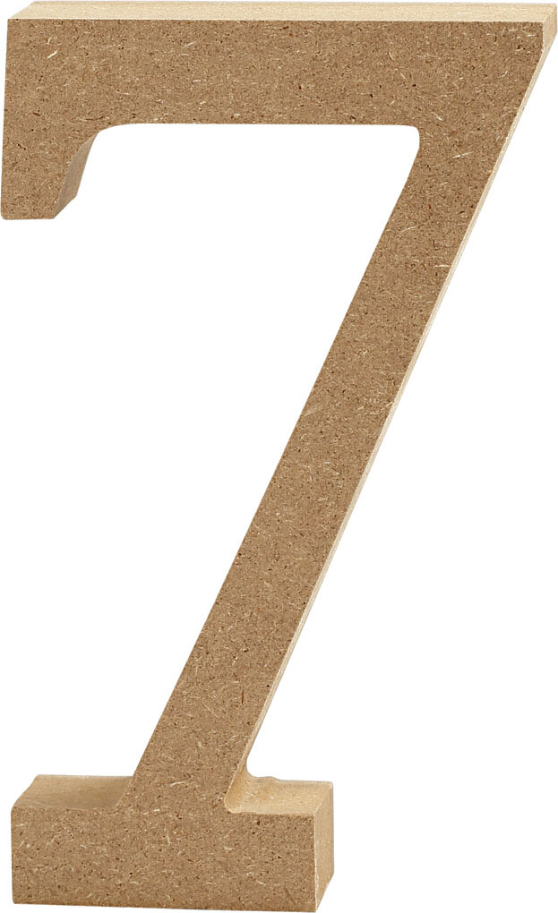 Tal I Træ - 7 - H 13 Cm billede