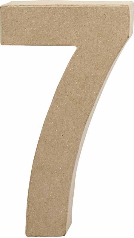 Tal - 7 - Papmaché - 20,2x11 Cm billede