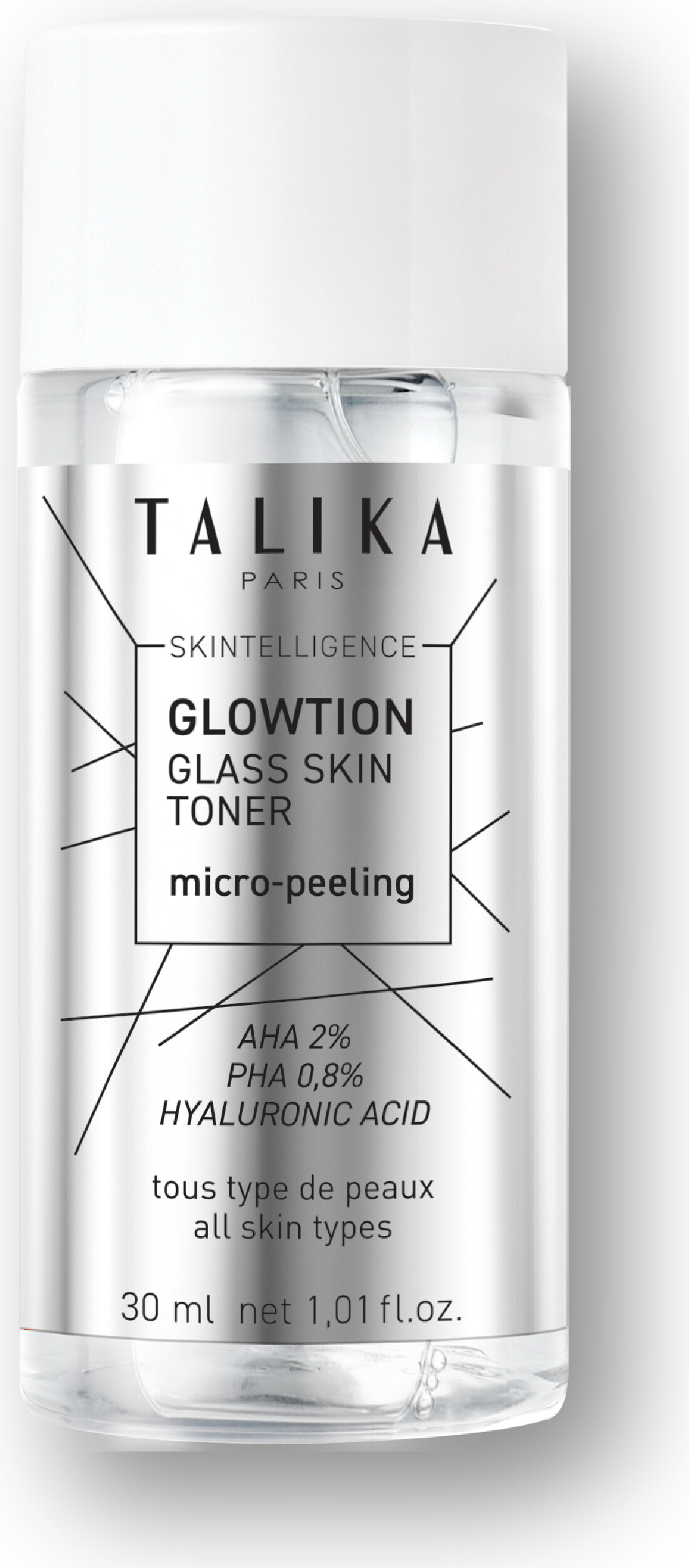 Talika - Skintelligence Glowtion - Micro Peeling Glødende Tonic - 30 Ml
