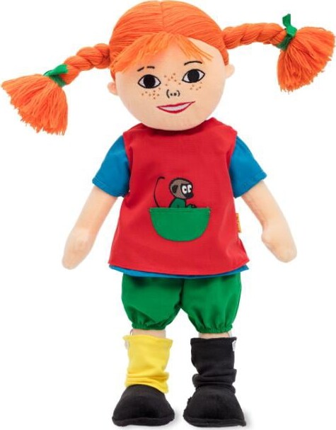 Talende Pippi Langstrømpe Dukke - 40 Cm