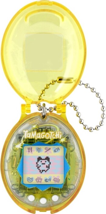 Bandai Tamagotchi Original med etui gul Gen 1