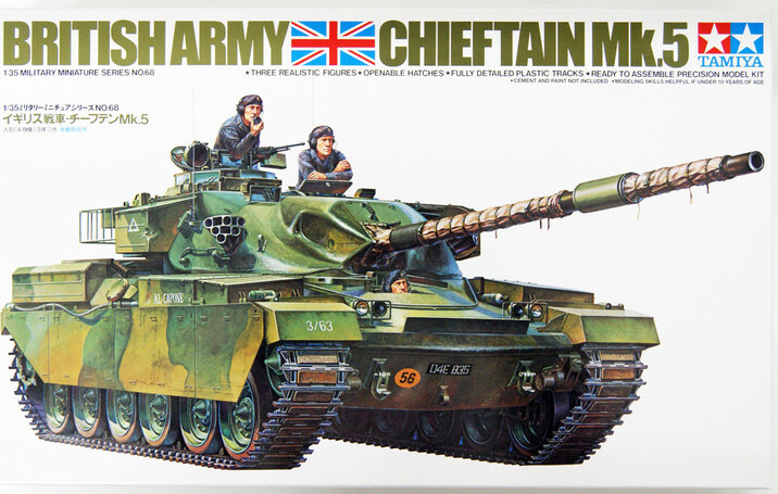 Tamiya - Chieftain Mk V Model Tank Byggesæt - 1:35 - 35068