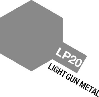 Tamiya - Lacquer Paint - Lp-20 Light Gun Metal Gloss - 82120