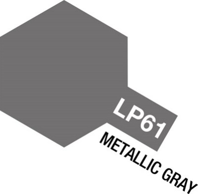 Tamiya - Lacquer Paint - Lp-61 Metallic Gray Flat - 82161