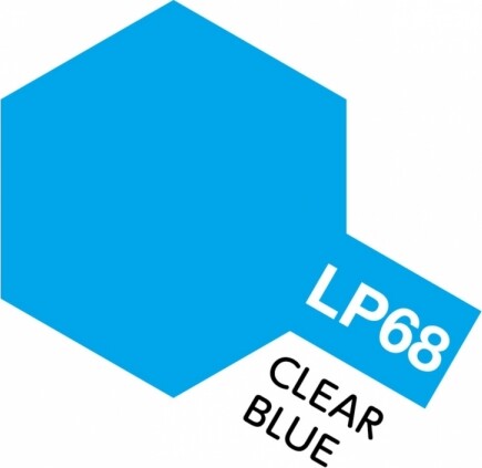 Tamiya - Lacquer Paint - Lp-68 Clear Blue Gloss - 82168