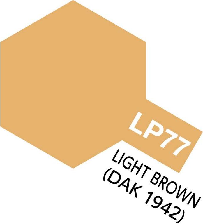 Tamiya - Lacquer Paint - Lp-77 Light Brown Dak 1942 - 82177