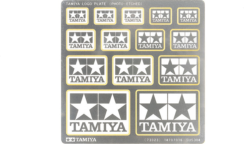 Tamiya - Logo Plate - Photo-etched - 73023