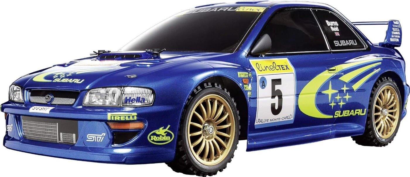 Tamiya - Subaru Impreza Monte-carlo '99 Tt-02 Rc Byggesæt - 1/10 - 58631