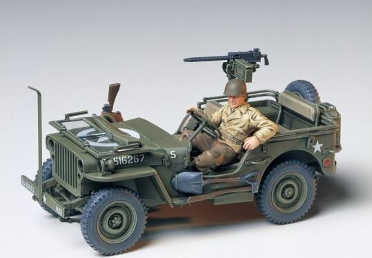 Tamiya - Willys Jeep Mb 1/4 Ton Truck Byggesæt - 1:35 - 35219