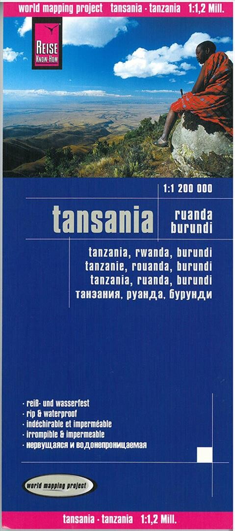 Tanzania, Rwanda & Burundi - Reise Know-how - English book