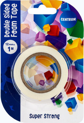 Tape Dobbelsidig Foam Super 12 Mm X 1 M - Centrum