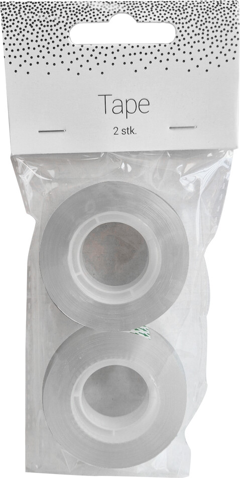 Tape - Klar Tape 18 Mm X 33 M - 2 Ruller - Scanseason