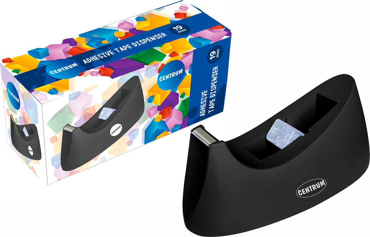 Tapedispencer Bordmodel 33 M - Sort - Centrum