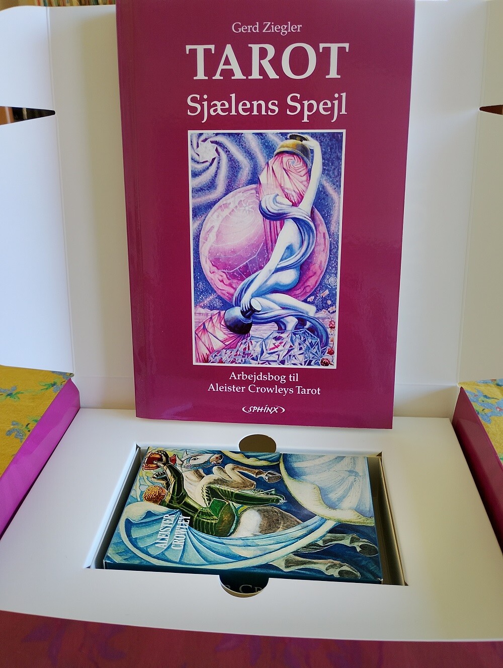 Tarot Sjælens Spejl Sæt Dansk Bog + Engelske Kort