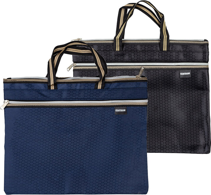 Taske - Mappe Med Håndtag 37 X 29,5 Cm - Assorterede - Centrum