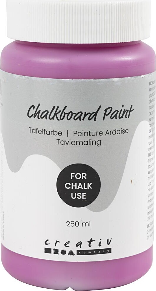 Tavlemaling - Pink - 250 Ml