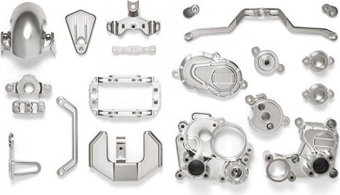 T3-01 C Parts (frame) (semi-gloss Plated) - 54822 - Tamiya