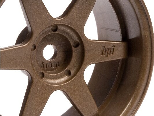 Te37 Wheel 26mm Bronze (6mm Offset) - Hp3848 - Hpi Racing