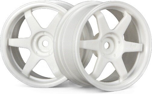 Te37 Wheel 26mm White(3mm Offset) - Hp3840 - Hpi Racing