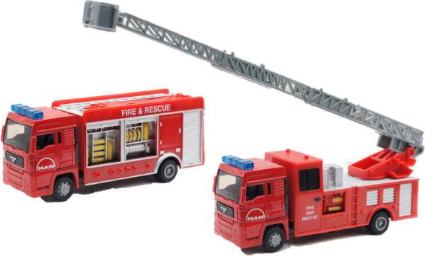 Teama Brandbil 17 Cm Med Lyd - Assorteret