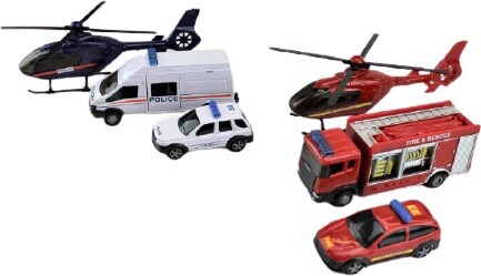 Teama Politi / Redningssæt 1:48 - Assorterede