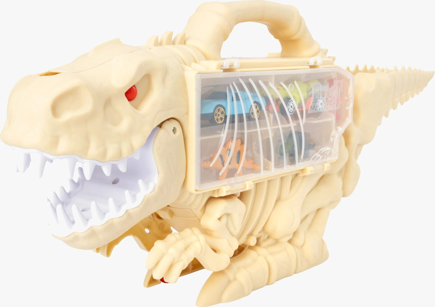 Teamsterz Beast Machines Dino Skeleton Destroyer With 4 Pieces - Hti