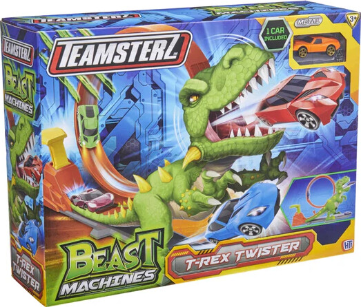 Teamsterz - Beast Machines - T-rex Twister - Med 1 Bil