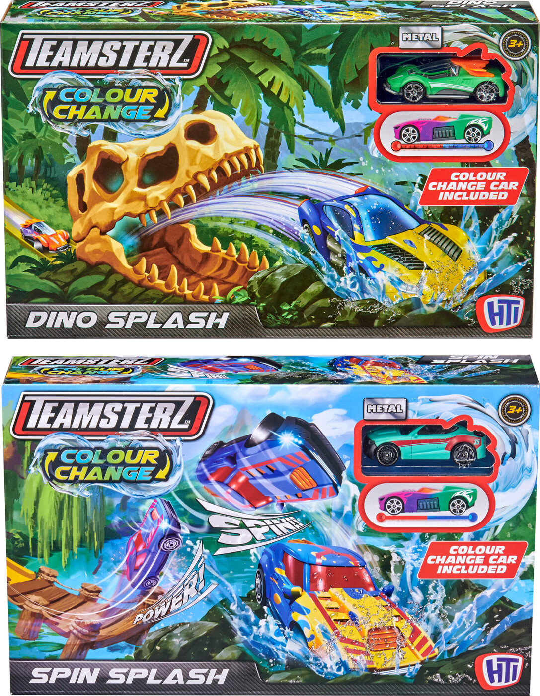 Teamsterz - Colour Change - Splash Bilbane Sæt Med 1 Bil - Overraskelse