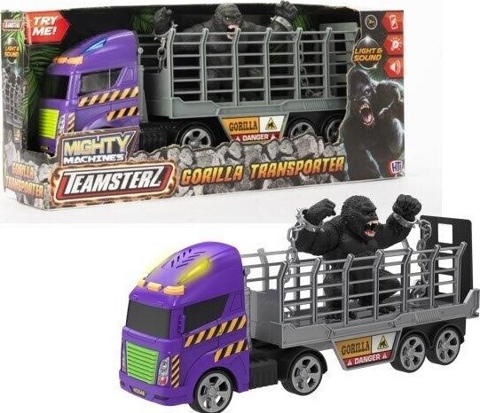 Teamsterz - Mighty Machines Gorilla Transporter - Lyd Og Lys - Hti