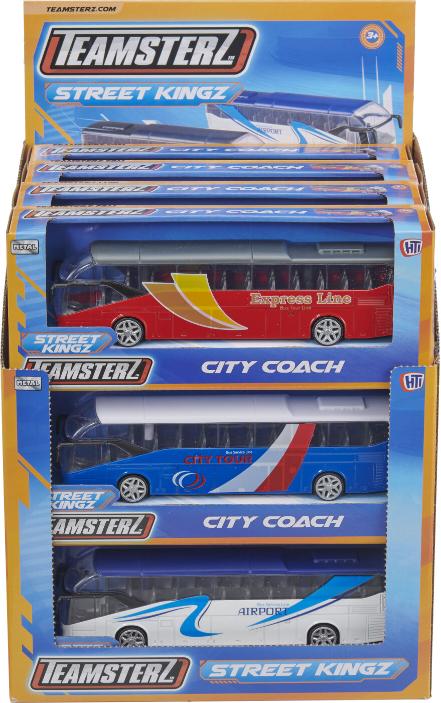 Teamsterz - Street Kingz - City Coach - Legetøjs Bus - Overraskelse