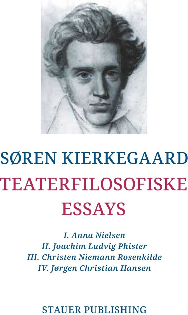Billede af Teaterfilosofiske Essays - Søren Kierkegaard - Bog