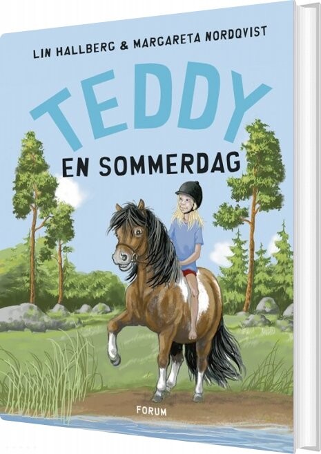 Billede af Teddy En Sommerdag - Lin Hallberg - Bog hos Gucca.dk