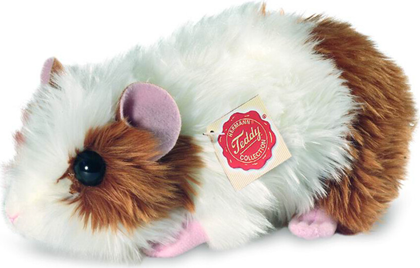 Teddy Hermann - Marsvin Bamse - Gylden Og Hvid - 18 Cm