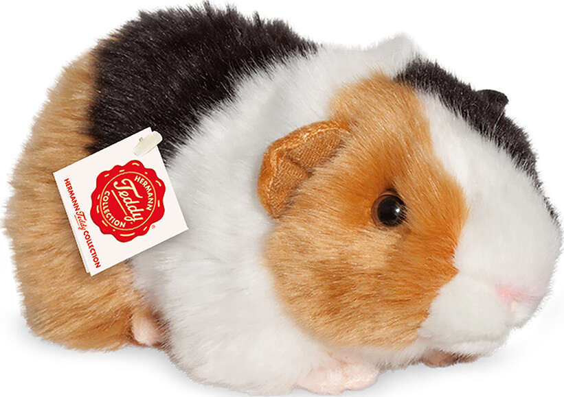 Marsvin bamse trefarvet Legetøjsdyr Ligner ægte kæledyr