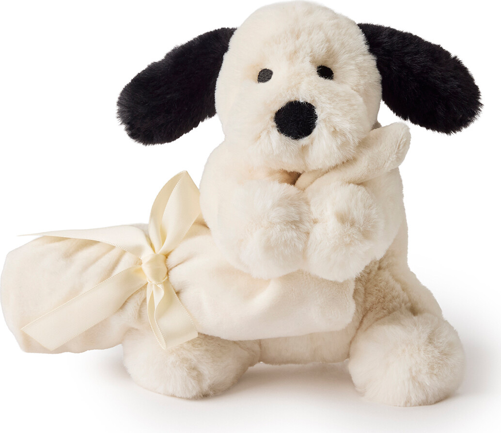 Teddy Hermann - Nusseklud - Hund Sort-hvid