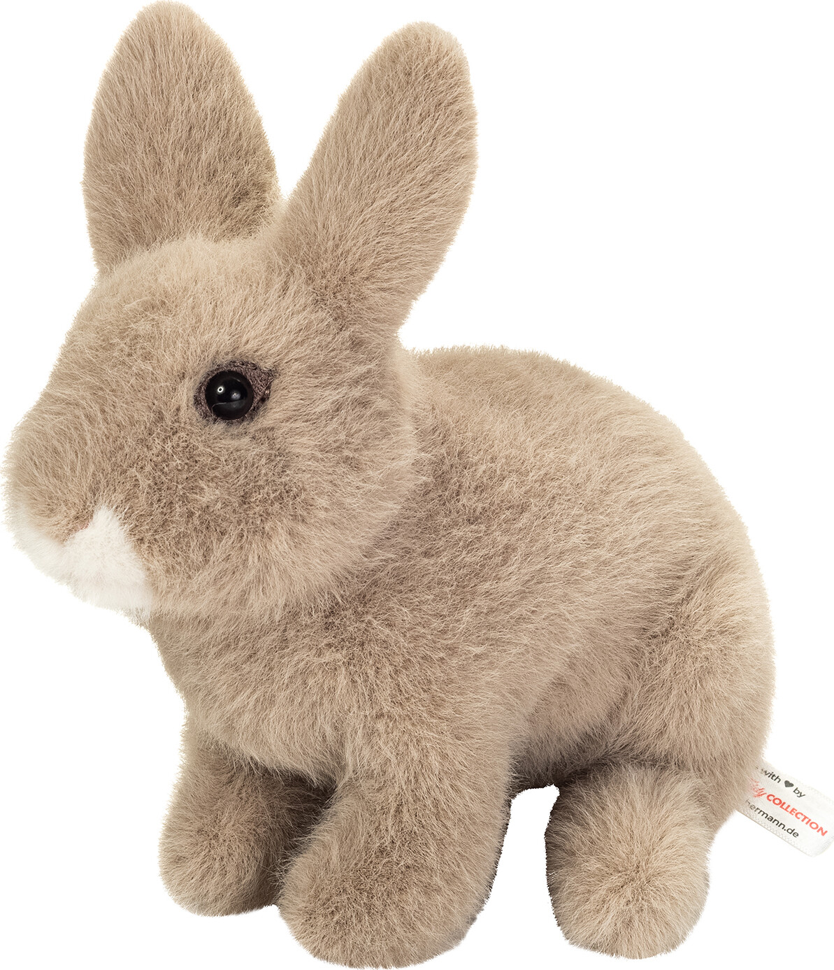 Teddy Hermann - Siddende Kanin Grå 20 Cm