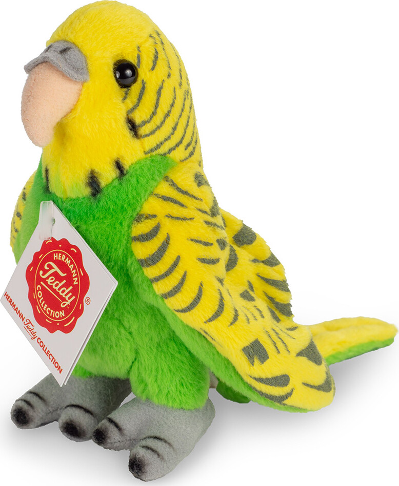 Teddy Hermann - Undulat Bamse - Grøn - 13 Cm