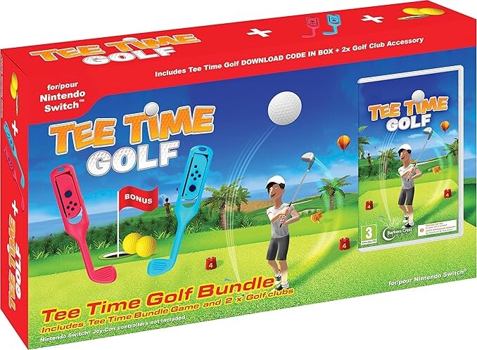Tee Time Golf Pakke Nintendo Switch Spil og Tilbehør