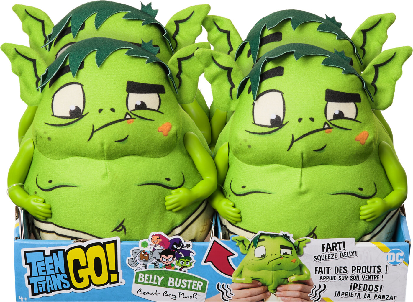Teen Titans Go - Belly Buster Beast Boy Plys 17 Cm