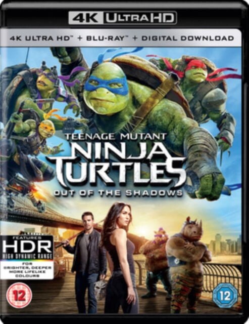 Teenage Mutant Ninja Turtles: Out Of The Shadows - 4K Blu-Ray