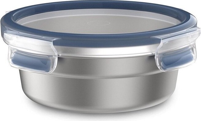 Tefal - Masterseal Food Container Round 0,7 L - Stainless Steel