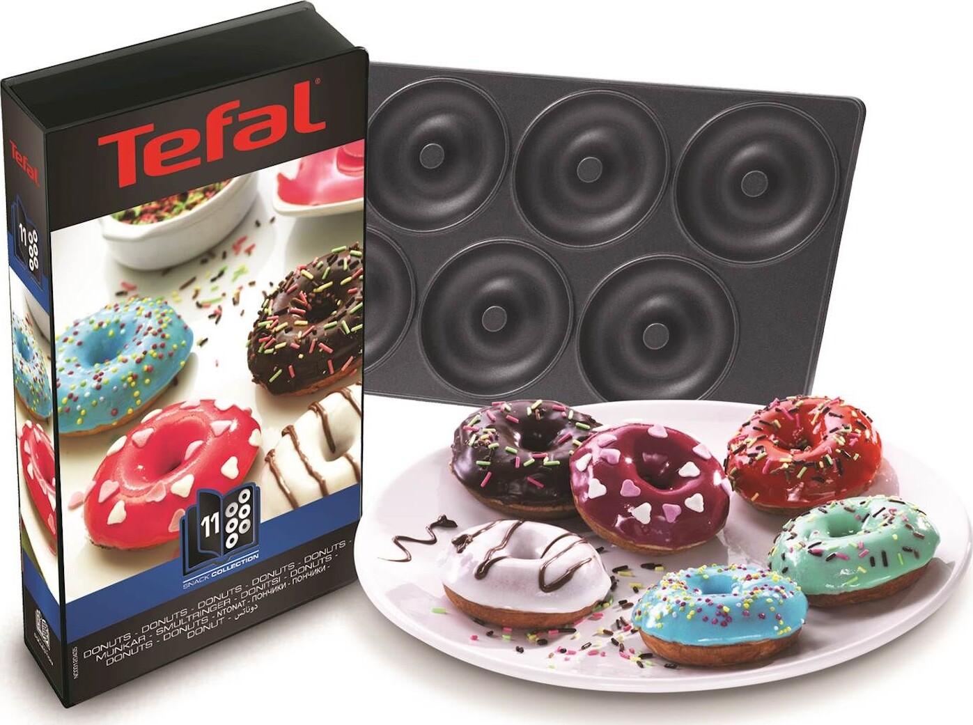 Billede af Tefal - Snack Collection - Donuts Plade - Box 11