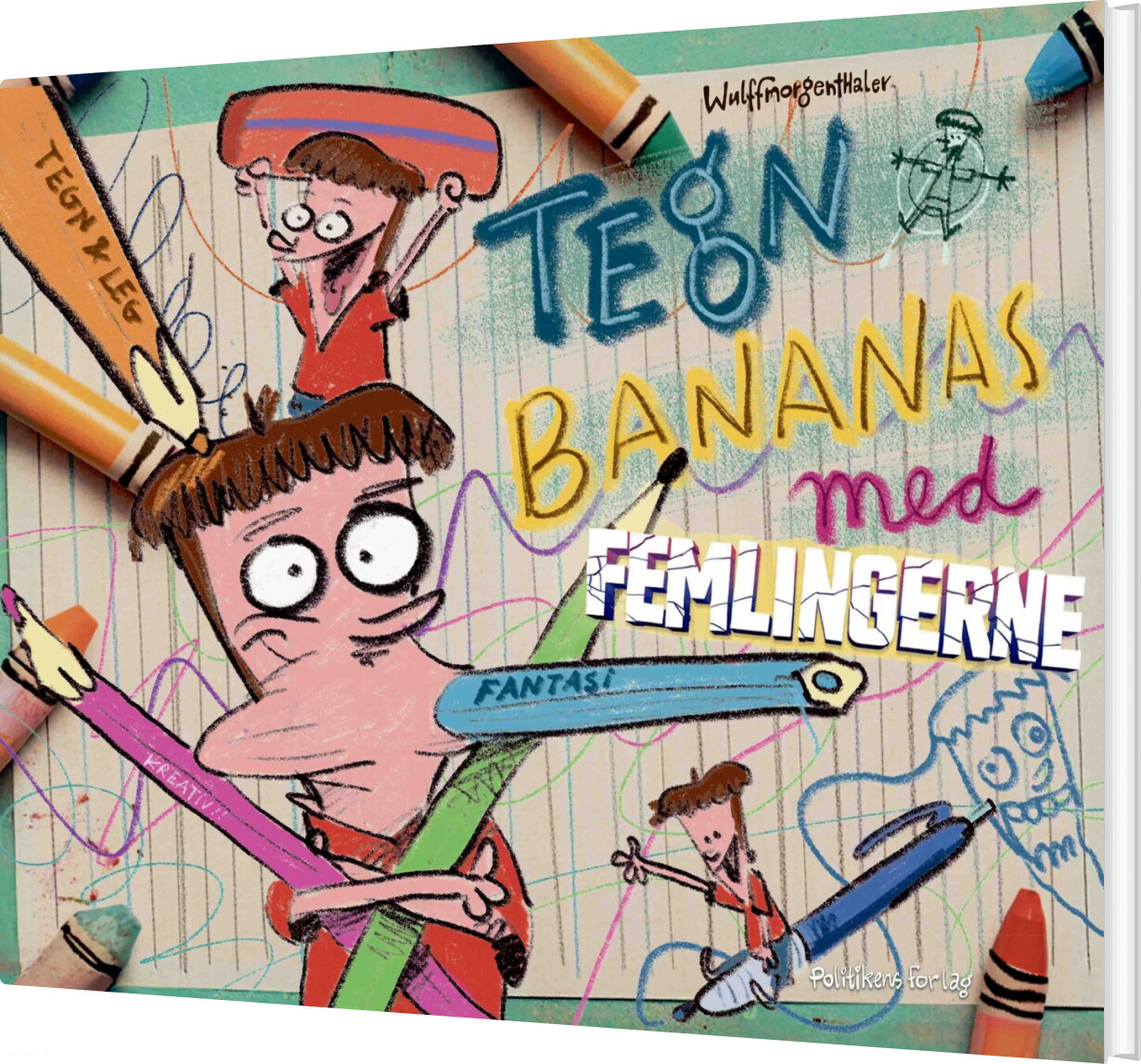 Tegn Bananas Med Femlingerne - Mikael Wulff - Bog