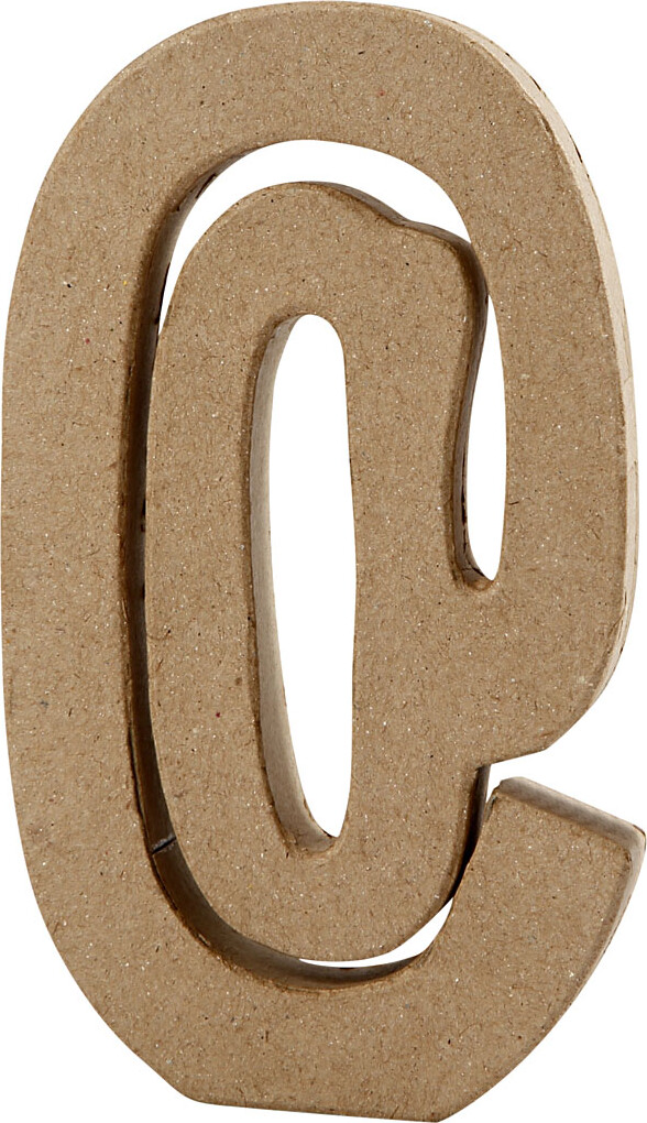 Tegn I Papmaché - @ - 19,9x11,5 Cm billede