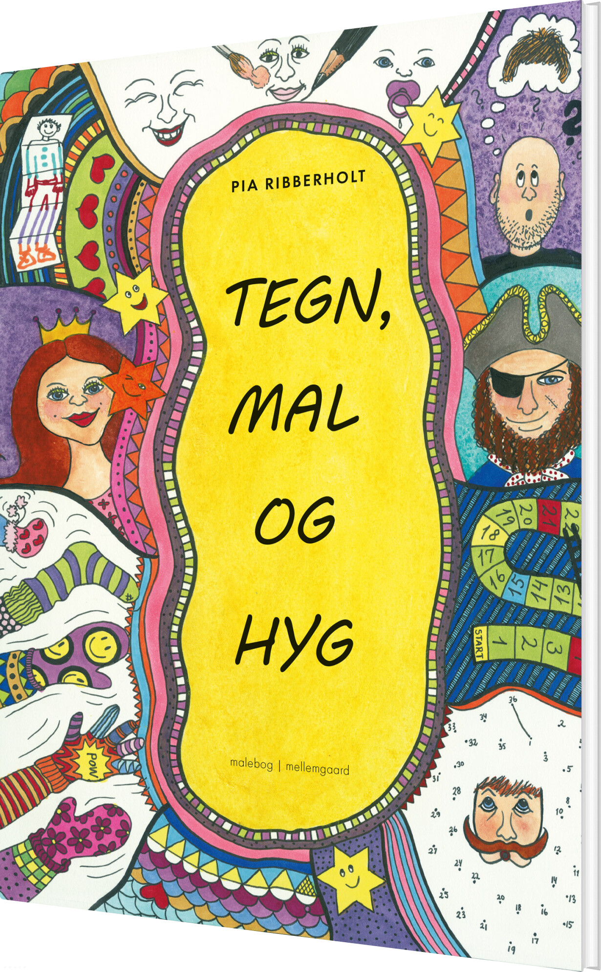 Billede af Tegn, Mal Og Hyg - Pia Ribberholt - Bog hos Gucca.dk