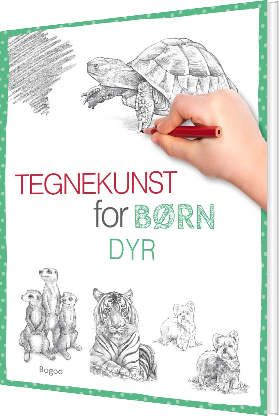 Billede af Tegnekunst For Børn - Dyr - Gecko Keck - Bog