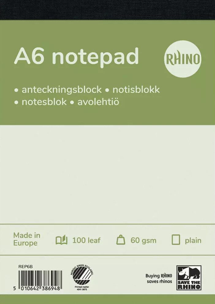 Telefonblok A6 100 Blade Linjeret 5-pak