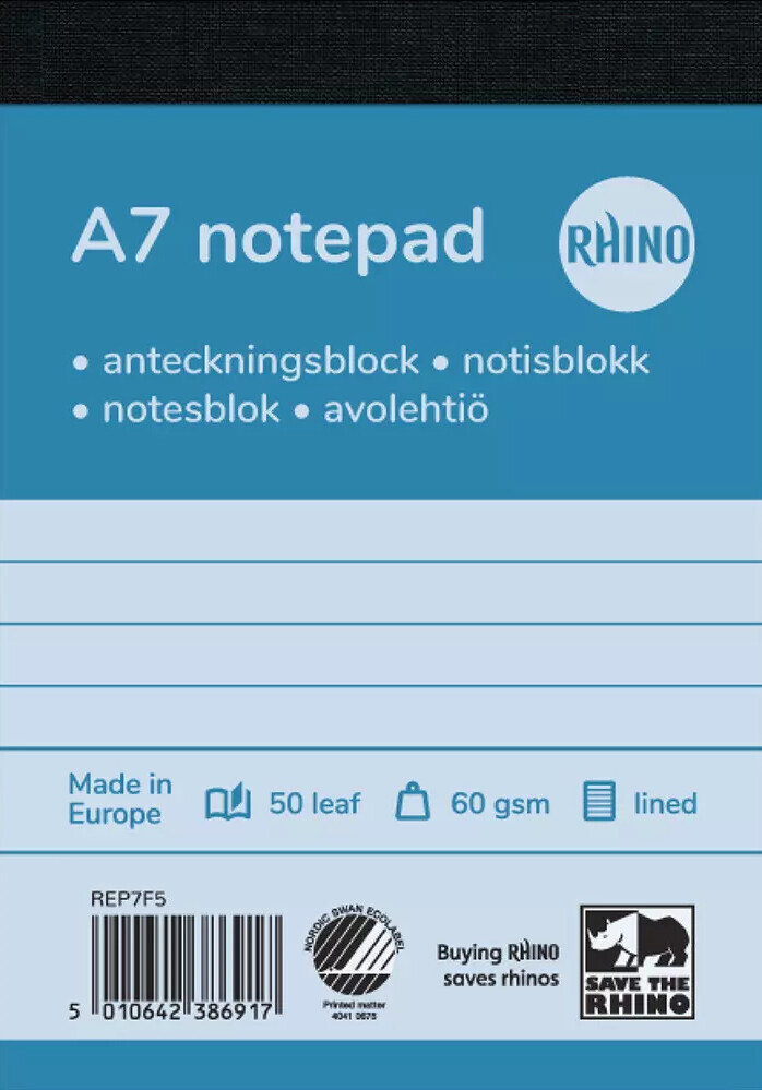 Telefonblok A7 60 Blade Linjeret 5-pak