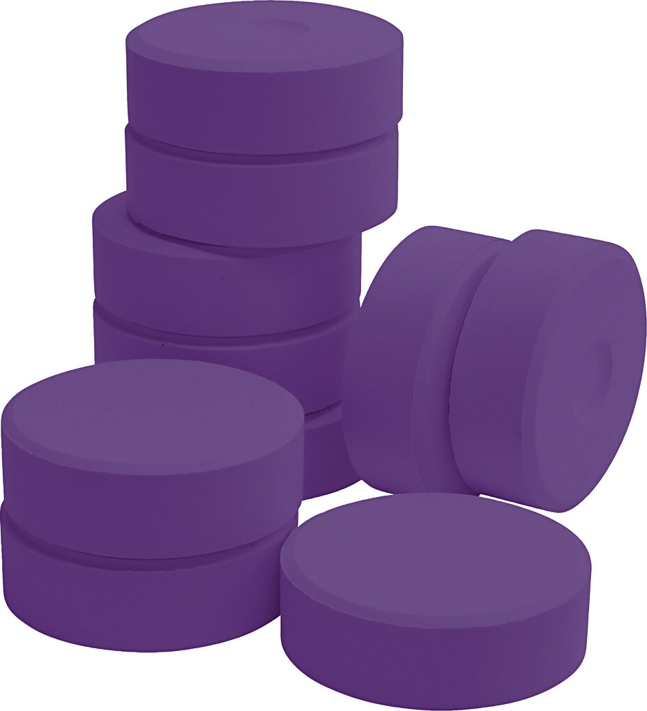 Temperablokke - H 19 Mm - ø 57 Mm - Violet - 10 Stk.