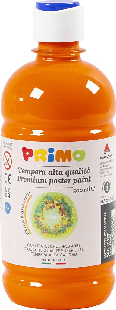 Temperamaling Mat - Orange - 500 Ml